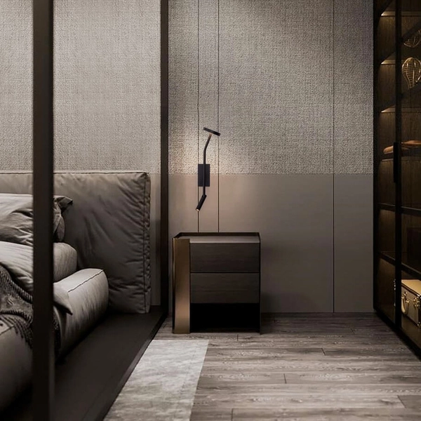 Kinkiet ścienny PASORAPA LE44679 LED 9W 3000K sopel dysk czarny