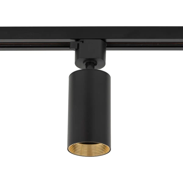 Regulowana lampa szynowa 1-fazowa Tracer Amis 10646 tubka czarny