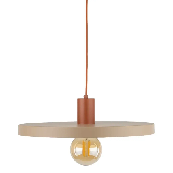 Industrialna lampa wisząca Sila 10955 żarówka na kablu ceglany