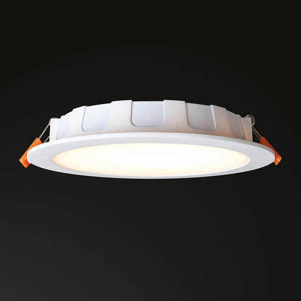 Wpust LAMPA łazienkowa KOS 8774 Nowodvorski sufitowa OPRAWA LED 24W 4000K okrągła IP44 biała