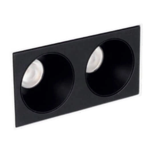 Lampa wpustowa z modułem LED i zasilaczem Modular H180.05 + HM180 2L + HT180 6W ON/OFF Maxlight LED 6W 3000K czarna biała