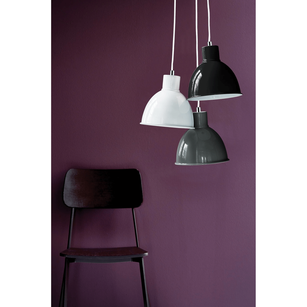 Wisząca lampa nad stół POP 45833001 kopułowa biały