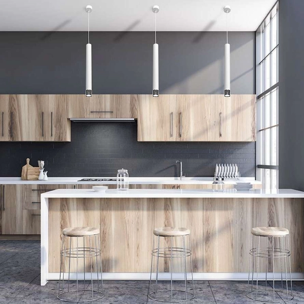 Industrialna LAMPA wisząca DANI MLP6227 Milagro metalowa OPRAWA okrągły ZWIS tuba loftowa biała