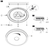 Lampa sufitowa CONNOR 41386-16 okrągła LED 16W 3000-6000K biała chromowana