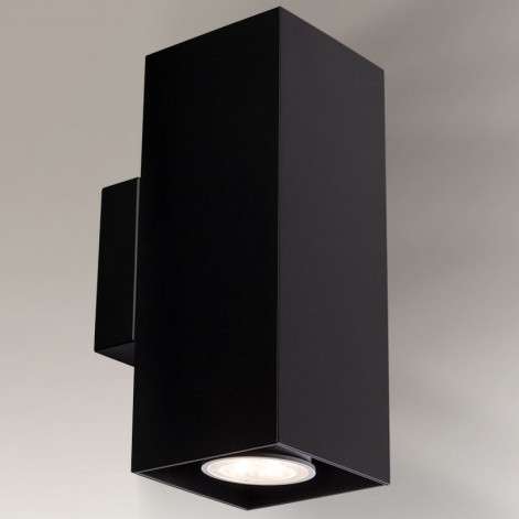 LAMPA ścienna KOBE 4441 Shilo metalowa OPRAWA prostokątna kinkiet czarny