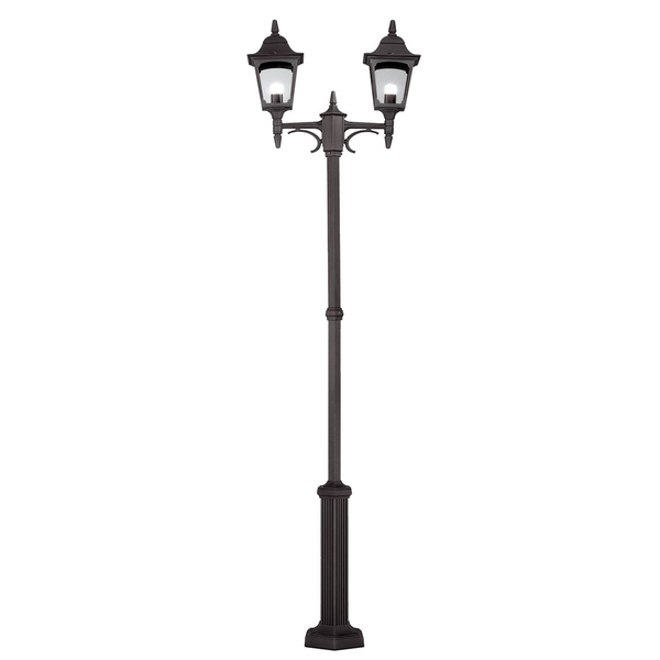 Lampa do ogrodu podwójna Chapel CP8-BLACK Elstead maszt czarna