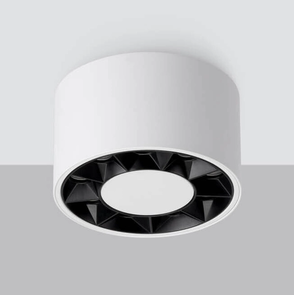 Okrągły plafon DIO SL.1254 Sollux LED 10W 4000K nad stół biały