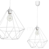 Druciana LAMPA wisząca BASKET 7214 Milagro metalowa OPRAWA zwis klatka loft czarna
