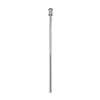 Metalowa lampa sufitowa do jadalni ALHA 9141 Dohar tuba chrom