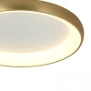 Ledowy plafon sufitowy 2042 LED 32W 3000K ringowa złoty