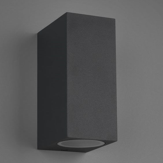 Zewnętrzna lampa ścienna ORVIE DL242204269 elewacyjna IP44 grafitowa