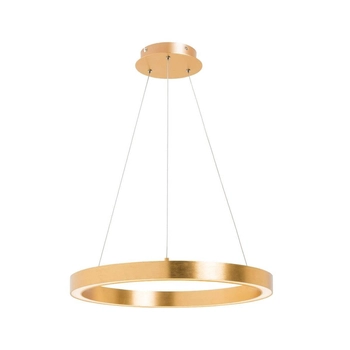 Loftowa LAMPA wisząca CARLO PL200910-400-GD Zumaline metalowa OPRAWA pierścień 30W 4000K zwis złoty
