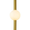 LAMPA wisząca HALLING  PND-16357-C-1 Italux loftowa OPRAWA tuba zwis LED 10W 3000K szklana kula miedziana biała