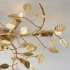 Sufitowa lampa florentyńska L&-196830 Light& metalowe liski złota