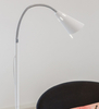 Lampa stojąca do czytania Best biały reflektorek ruchomy