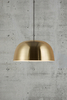 Nowoczesna lampa wisząca Cera 2010203035 Nordlux kopuła złota
