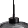 Owalna lampa wisząca Bonzo ABR-LWS-C-BON szklana do salonu szara