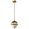 Dekoracyjna lampa wisząca Pralines P01220BR Cosmolight kula mosiądz