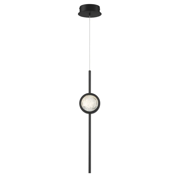 Salonowa lampa wisząca Barletta QN-BARLETTA-1P-BK LED 6W 3000K czarny
