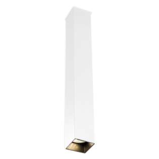 Sufitowa LAMPA prostokątna DOHA 7138 Shilo metalowa tuba downlight do kuchni biały