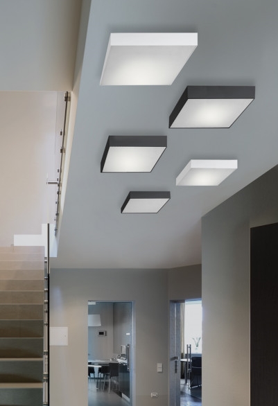 Kwadratowa lampa sufitowa Monza AZ2272 LED 20W do jadalni biała