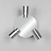 Potrójna lampa sufitowa tuby BRISA DL306880430 IP44 z regulacją srebrny