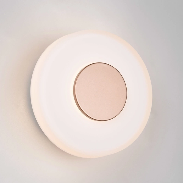 Ścienny kinkiet CELESTE 254910165 Trio LED 10W 3000K okrąg biały brązowy