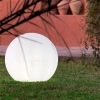 Zewnętrzna lampa stojąca kulista Ø40 BULY 3131 LED 3W 2700K IP65 biała