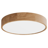 Sufitowa lampa Cleo 1307623600851 Temar okrągła drewniana dębowa