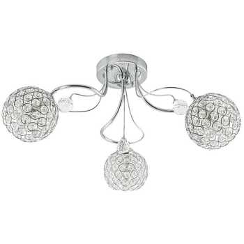 Sufitowa lampa glamour 8825/3 8C ball crystals chrom