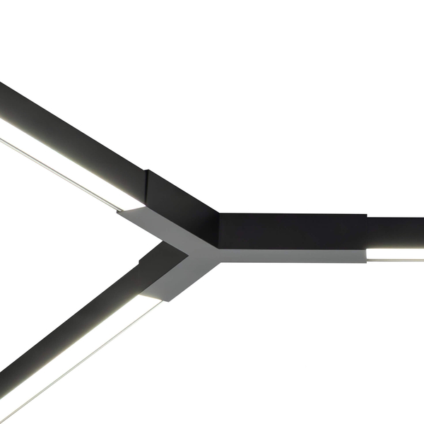 Potrójna lampa zwisająca Trikal 5221 LED 30W 3000K śmigło czarny