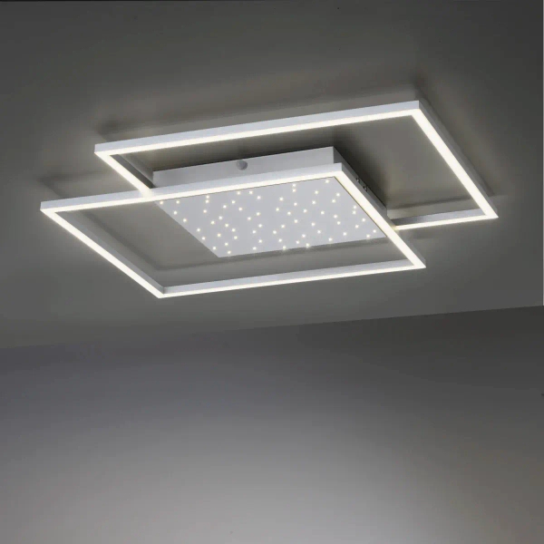 Plafon YUKI biały 6024-55 3xLED 57W 2700-5000K kwadratowa oprawa