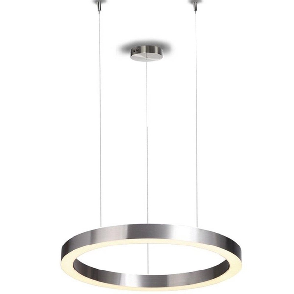 Ring podwieszany modern Circle ST-8848-120 nickel LED 124W 3000K nad stół nikiel