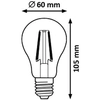 ŻARÓWKA dekoracyjna edison bulb 1551 Rabalux LED E27 A60 6W 800lm 230V klasyczna biała neutralna