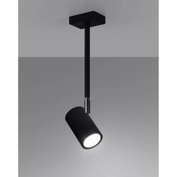 Sufitowa lampa metalowa SL.1074 czarny spot do przedpokoju