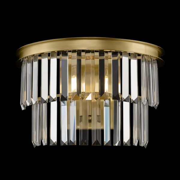 Kinkiet kryształ Revero MOD085WL-01BS Maytoni glamour mosiądz