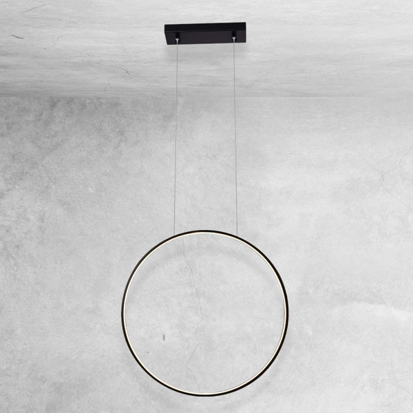Ledowa lampa wisząca Agaro 5310 27W 3000K do przedpokoju czarna