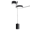 Salonowa lampa sufitowo-wisząca ZUMAIA C0250 Maxlight LED 32W 3000K okręgi czarny 