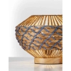 Stołowa lampa LOMVERO LE45357 do salonu boho brązowa niebieska
