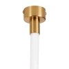 Lampa wisząca SNAKE MD1021-3 biała złota metal PVC LED 45W 3000K 3M wąż ledowy do salonu