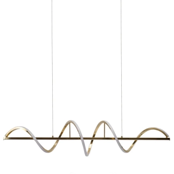 Lampa wisząca spirala MEMPHIS AZ6814 LED 55W 3000K ściemnialna złota