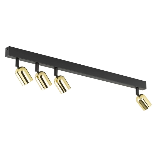 Lampa sufitowa reflektorki Top 6314 TK Lighting belka czarna złota