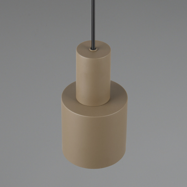Lampa zwisająca ELIOR DL141319400 Trio regulowana wysokość szary