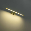 Łazienkowa LAMPA ścienna ISLA GS-LWB-20W GOLD Light Prestige OPRAWA kinkiet LED 20W 4000K galeryjka nad lustro IP44 złota