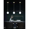 Lampa wisząca Bao I Cromo IP44 Orlicki Design łazienkowa OPRAWA szklana kula ZWIS ball IP44 chrom biały