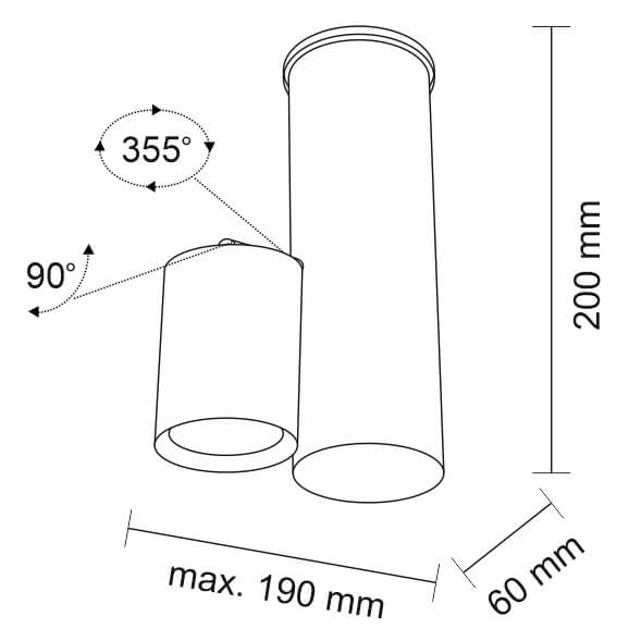 Spot LAMPA sufitowa SHIMA 7205 Shilo metalowa OPRAWA do łazienki okrągła biała
