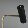 Lampa podłogowa sypialniana VANTOS DL108412400 Trio sopel czarna złota