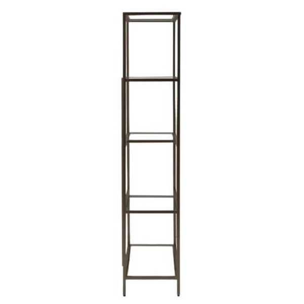 Sypialniany regał Rothbury 5059413256882 czarna drewniana