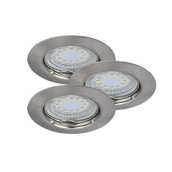 Kuchenne oczka sufitowe 3 sztuki zestaw LITE 1163 IP40 chrom