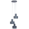 Lampa wisząca nad wyspę Rif 3 41171 do kuchni potrójna grafitowa